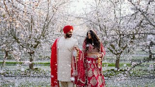 SDE video | Wedding |  Ruby &amp; Pukhrajjeet 4k | Sikh wedding | Romantic spring wedding