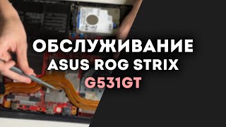 Замена термопасты и кулеров на Asus Rog Strix G531GT