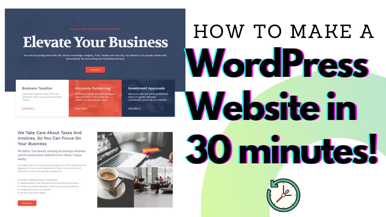 How to make a WordPress website in 30 minutes in 2021 - YouTube