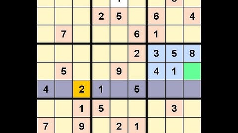How to Solve Guardian Sudoku Hard 5133 February 18, 2021
