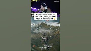 Streamer Timthetatman gets clipped by Jet in Battlefield 6 #battlefield #bf6 #battlefield6 #gaming
