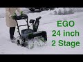 EGO 24 inch 2 Stage Snow Blower Review