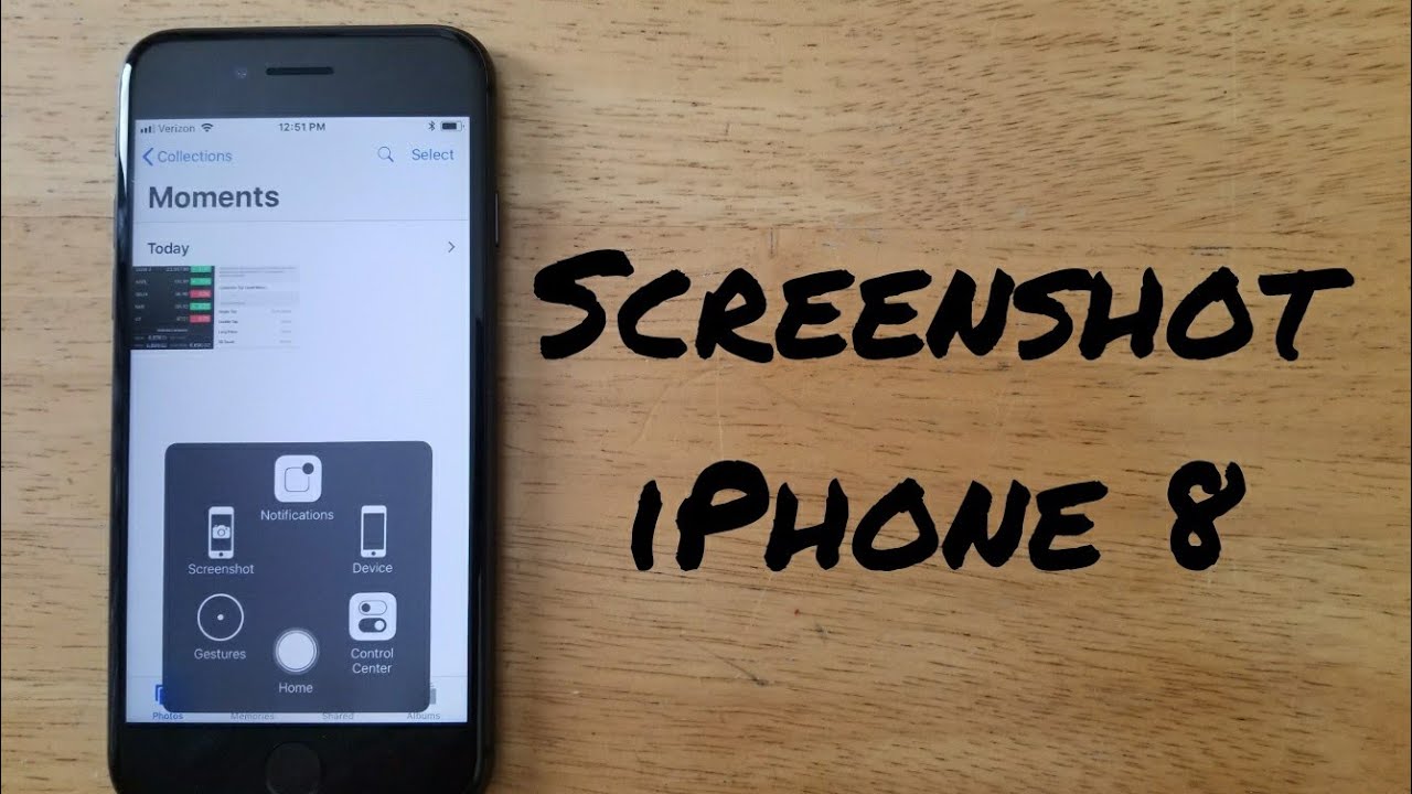 How to screenshot iPhone 8 / 8 Plus, iPhone X, 7 / 7 Plus - YouTube