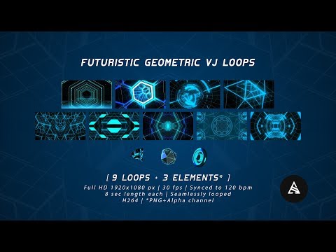 Futuristic Geometric VJ