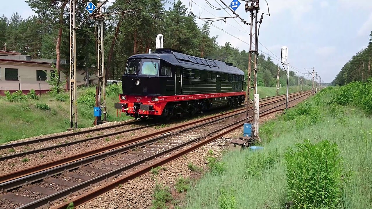 BR 232 - 253 przelotem na Wiedence (Żarki Letnisko)