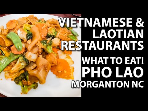What To Eat at a Laotian & Vietnamese Restaurant - Pho Lao Morganton NC