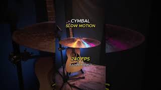 Cymbal slow motion :O Shot on @DJI Osmo pocket 3 #shorts #reels #cymbal #drums