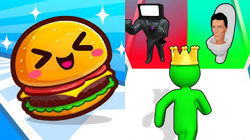 Food Run VS Giant Rush Max Levels Walkthrough Android, iOS Update Gameplay P149