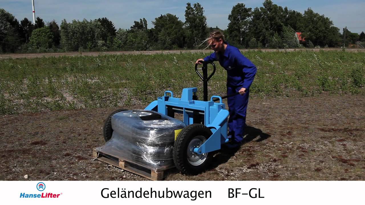 Hanselifter Gelandehubwagen Bf Gl Youtube