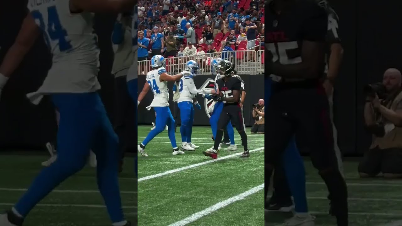 Isaac TeSlaa Celebrates His First NFL TD Detroit Lions