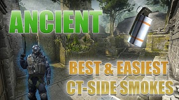 BEST & EASIEST CT-Side Smokes on Ancient in CS2 | Dominate Ancient on CT-Side