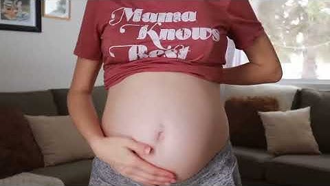 PREGNANT BELLY GROWTH | 7 - 40 WEEKS TRANSFORMATION | SECOND PREGNANCY