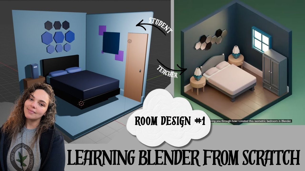 Creating a Room on Blender by watching a YouTube Tutorial, New to ...