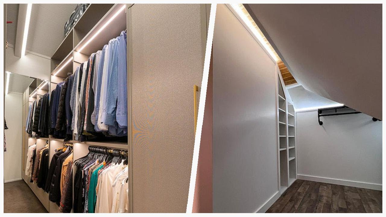 75 Brown Vaulted Ceiling Closet Design Ideas You'll Love ⭐️ - YouTube