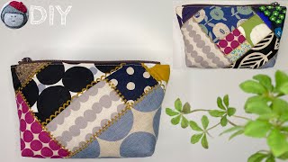 How to make a patchwork pouch