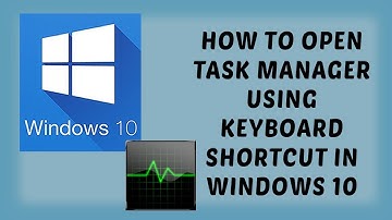 How to Open Task Manager Using Keyboard Shortcut in Windows 10 | Tutorials In Hindi | DR technology