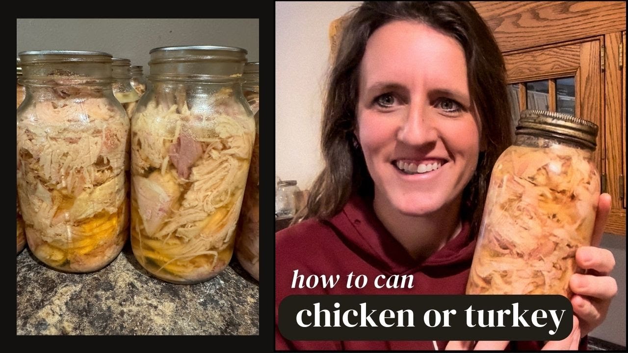 How To Can Chicken Or Turkey || Homestead Pantry Restock || How To Can