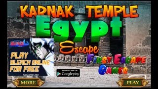 Karnak Temple Egypt Escape Walk Through - FirstEscapeGames screenshot 2