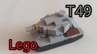 Т49 Лего мини танк инструкция