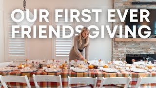 OUR FIRST FRIENDSGIVING AND BEAUTY UNBOXING | Amanda Weldon