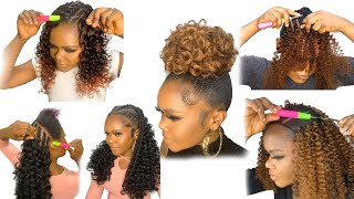 5 Quick And Easy Hairstyle Using Braid Extension