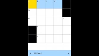 Mini Crossword #45 (#shorts)