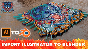 How to Import Illustrator (SVG) into blender 2.83a