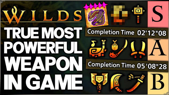 Monster Hunter Wilds - New True BEST Highest Damage Weapon in Game - TU2 Weapons Tier Ranked Guide!
