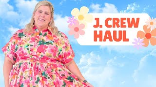 J Crew Plus Size Try On Haul: Preppy Spring Dresses