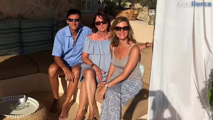 Jeanette, Sybille und Heinz auf der Finca Bon Any