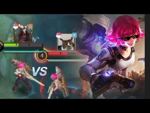 1 Vs 1 Beatrix sniper lawan kucing[MLBB]