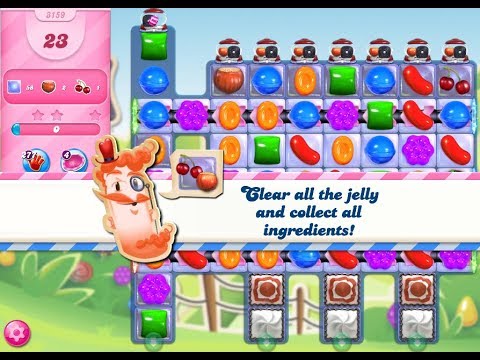Candy Crush Saga Level 3159 (23 moves , No boosters)