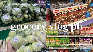 GROCERY VLOG PH 🇵🇭 realistic grocery shopping, monthly essentials, asmr grocery with me