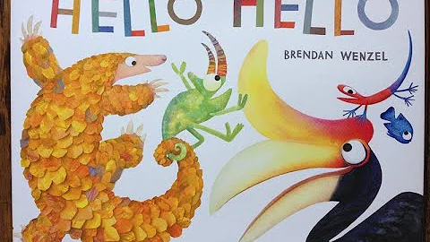 Ms. Huang reads Hello Hello, by Brendan Wenzel
