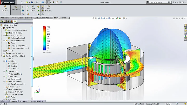 SOLIDWORKS 2015 Sneak Peek: Rotating Mesh Regions
