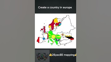 Create a country in europe part 7 #mapping #map #mapshorts