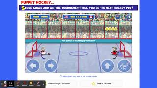 Playing Puppet Hockey: Pond Head screenshot 4