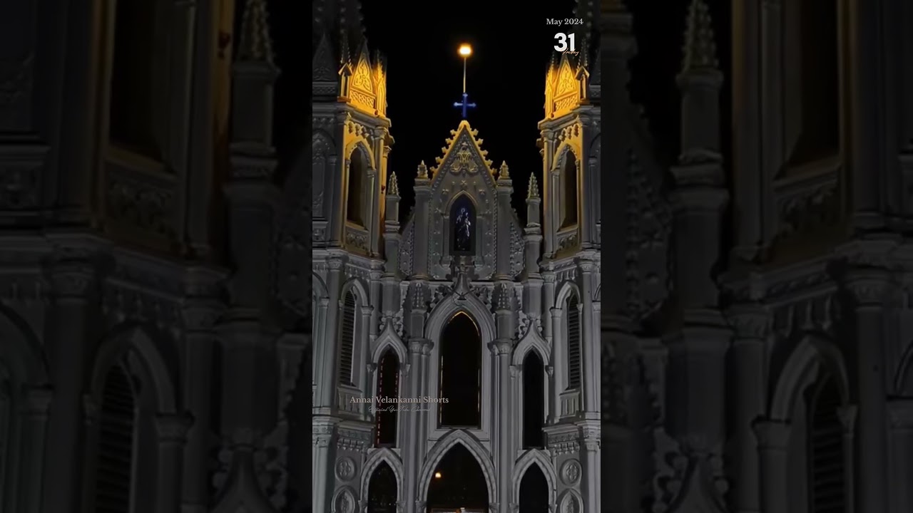 Velankanni Church Bell 🔔 Sound Velankanni 2024 | Tamil Catholic Christian WhatsApp Status