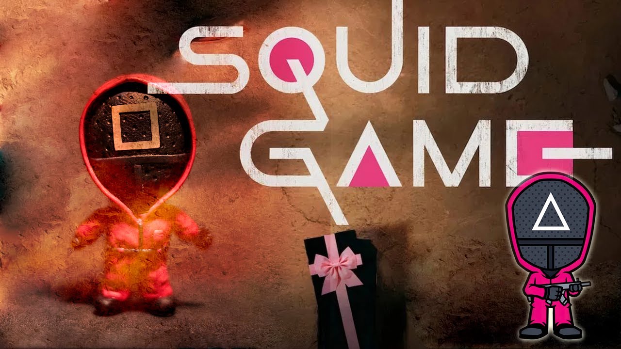 Розовый солдат из сериала Игра в Кальмара полимерная глина /pink soldiers Squid game polymer clay