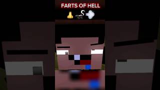 FARTS OF HELL. Noob Bob&#39;s Funny Fart moments. #minecraft #minecraftanimation #roblox #viral