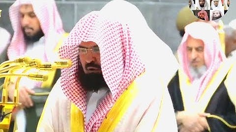 وما ظلمناهم ،، تلاوة رائعة للشيخ عبد الرحمن السديس من سورة النحل تراويح رمضان 1439