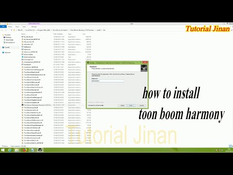 how to install toon boom harmony 15.0 Premium | Activator_Tutorial Jinan