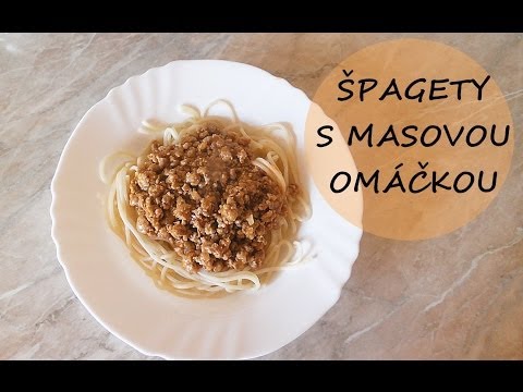 Video: Špagety S Mäsovou Omáčkou