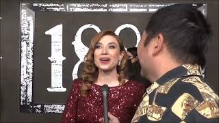 Amanda Jaros Red Carpet Interview at Paramount+'s 1883 Premiere