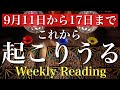 9月11日から17日まで。これから一週間の出来事と流れ【当たるかもしれないタロット占い】