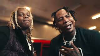 Lil Durk and Moneybagg YO on a Rick Astley remix