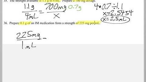 Math 117 : Chapter 4 #35, #36 (Math For Allied Health Tutorial : Units & The Metric System)