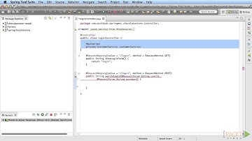 Building Web Applications with Spring MVC Tutorial : Login Functionality | packtpub.com