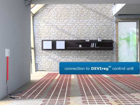 Devi Installation Of Electric Floor Heating Mats Youtube