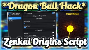 *OP* Zenkai Origins Script GUI | TELEPORT TO DRAGONBALL, ESP DRAGON BALL, SERVERHOP | September 2021